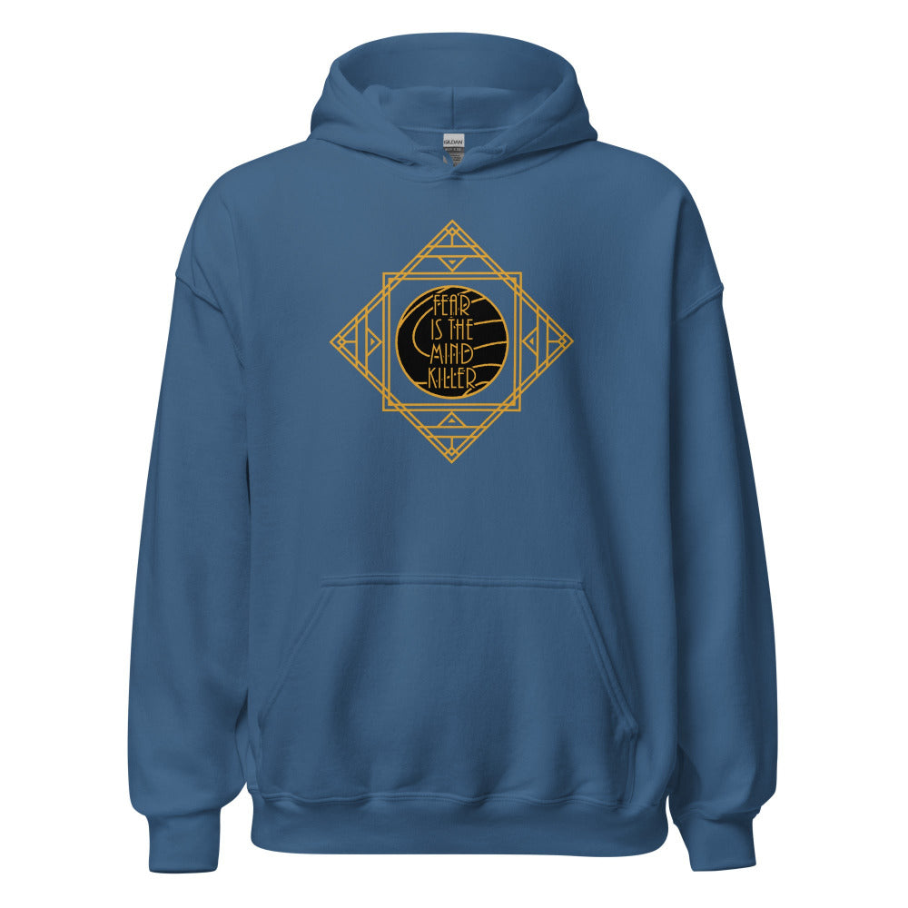 Dune Fear Is The Mind Killer Hoodie - Indigo Blue Color - https://ascensionemporium.net